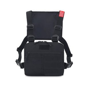 กระเป๋าคาดอกแนวยุทธวิธีสำหรับกลางแจ้ง & กระเป๋าคาดเอวแบบปรับได้พร้อมซองหนังกระเป๋าใส่โทรศัพท์และที่จัดเก็บอเนกประสงค์ - Product Image 5