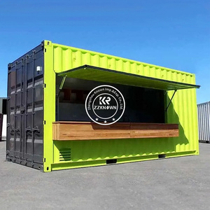 Contenedor Prefabricado de Diseño Personalizado para Cafetería, Contenedor de Envío de 20 pies, Bar, Cafetería, Cafetería de <span class=keywords><strong>Playa</strong></span>, Contenedor de <span class=keywords><strong>Café</strong></span> - Product Image 3