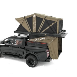 Camper pliable pour pick-up avec 270 degrés d'ouverture °   Auvent électrique automatique pour tente <span class=keywords><strong>de</strong></span> <span class=keywords><strong>toit</strong></span> rigide, idéal pour l'aventure tout-terrain sur le plateau <span class=keywords><strong>de</strong></span> camion Ranger - Product Image 1