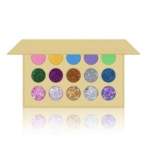 Palette <span class=keywords><strong>de</strong></span> fards à paupières pour Halloween en 15 couleurs, <span class=keywords><strong>marque</strong></span> privée, palette <span class=keywords><strong>de</strong></span> fards à paupières personnalisée pour enfants, haute pigmentation - Product Image 1