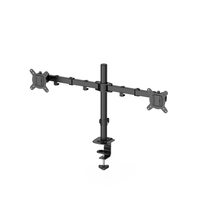 Support d'écran en métal, support de moniteur d'ordinateur à clipser sur le bureau, conçu de manière ergonomique