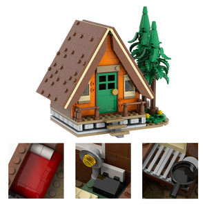 City MINI Maisonnette dans les Arbres Cabane dans les <span class=keywords><strong>Bois</strong></span> Modèles de <span class=keywords><strong>Construction</strong></span> Kits Cadeaux Jouets Parc DIY MOC Blocs de <span class=keywords><strong>Construction</strong></span> Jouets pour Enfants MOC4183 - Product Image 6