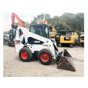 Used Bobcat S300 Skid Steer Loader,Good Condition S185 S300 S18 S70 Skid Steer Loader