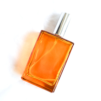 LZ vente en gros, bouteilles de parfum en verre carrées de haute qualité, transparentes et claires, 100 ml