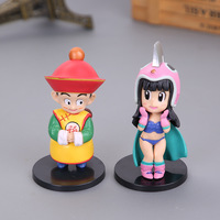 Venta al por mayor decoración del hogar encantador caliente Anime s Son Goku modelo de dibujos animados japoneses 3D juguete PVC figura de acción regalo miniatura