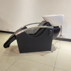 Muebles de Barbería Retro KISEN, Muebles de Salón de Belleza, Silla de Lavado de Cabello con Masaje, Hecho en China - Product Image 5