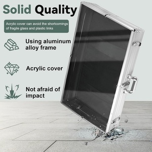 Manufacturer Wholesale Portable Lockable Aluminum Graded Card Storage Case - Product Image 2