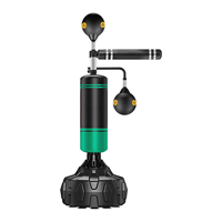 Sac de frappe multifonctionnel réglable en hauteur avec base rotative pour entraînement en position debout