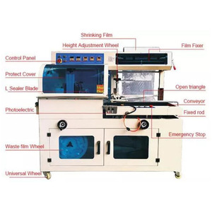 Automatic Carton Box Shrink Wrapping Machine Automatic Shrink Tunnel L Sealer Heat Shrink <b>Packaging</b> Machine - Product Image 6