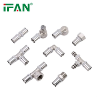 IFAN OEM ODM Raccord de tuyau PEX Raccord de plomberie en laiton Raccord de presse PEX Raccords PEX en laiton