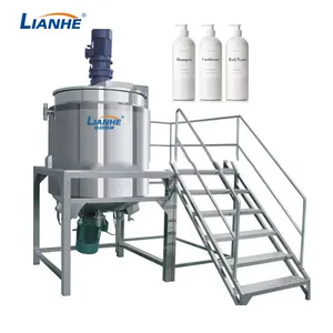 Liquid Mixer Machine For Lotion Skincare Hand Washing Shampoo Mix Equipment Homogenizing Mixer Liquid Soap Blender Machine