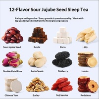 Tisane aux graines de jujube, lys et poria, dattes rouges 10g, origine Anhui, infusion florale