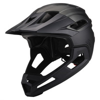 Casque intégral adulte transfrontalier, nouveau modèle, couleur dégradée, matériau PCEPS, mentonnière amovible pour le cyclisme, les sports et les activités de plein air