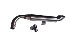 Tubo <span class=keywords><strong>de</strong></span> <span class=keywords><strong>Escape</strong></span> Limpio <span class=keywords><strong>de</strong></span> Acero Inoxidable para Motocicleta Compatible con CT50, CT70 y Componentes - Product Image 1