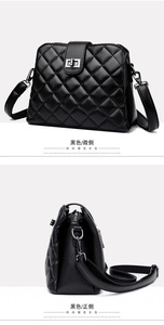 Guangzhou Factory Wholesale Classic Satchel Handbags Shoulder Bags Vintage <b>Quilted</b> Purse and Handbag for Women - Product Image 3