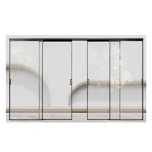 Multifunctional Aluminum Sliding Door Handle Bedrooms Low-E Glass Safety With Great Price