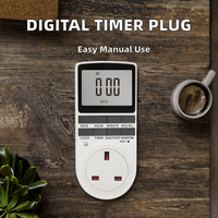 Temporizador Digital Electrónico Mini Impermeable de Fábrica Directa, Enchufe Programable Semanal Digital LCD