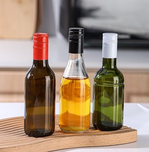 Stock en gros d'usine de bouteille de vin rouge olive brun à baril droit transparent bordeaux vert foncé à gros ventre - Product Image 6