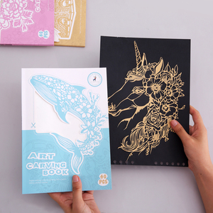 YUELU papier créatif gravure <span class=keywords><strong>livre</strong></span> bricolage à la main papier boutures <span class=keywords><strong>livre</strong></span> drôle Animal papier sculpture <span class=keywords><strong>livre</strong></span> pour cadeau d'anniversaire - Product Image 4