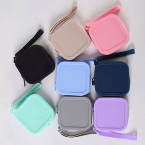 Bolsa de Almacenamiento de Silicona para Monedas, Pequeña, Cuadrada, Portátil, para Cosméticos y Cables de Datos, Venta al Por Mayor de Fábrica - Product Image 6