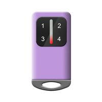 Haute qualité 280-868MHz 4 boutons télécommande universelle Code roulant porte de garage automatique avec boîtier coloré en métal