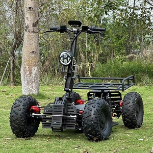Scooter Todoterreno Plegable de 4 Ruedas de 3600/4000/5000/7200/8000/10000W, Potente Scooter Plegable de 4 Ruedas de 10000W para Adultos -- W - Product Image 1