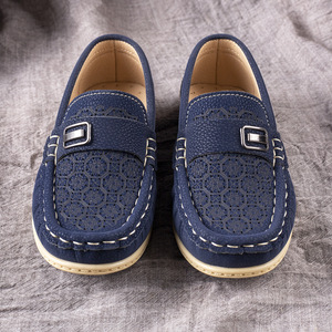 Mocassini per Bambini Personalizzati OEM, Scarpe Etniche Ricamate per Ragazzi, Calzature Individuali Traspiranti Antiscivolo con Tomaia in Camoscio - Product Image 1