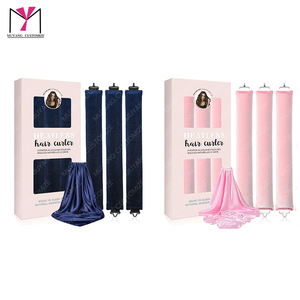 Heatless Hair Roller Set Velvet Fabric Curling Iron Sleep Curlers <b>Big</b> Wave Styling <b>Tool</b> for Women - Product Image 1