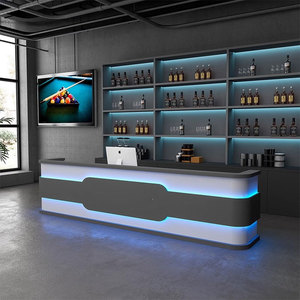 Mostrador de Recepción Artístico Personalizado para Vestíbulo, Recepción de Hotel, Bar, Oficina, Club, Tienda, Hospital - Product Image 1