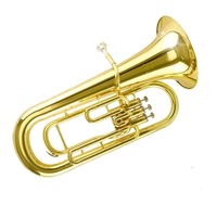 Euphonium Gold Adult Professional Performance Brass Instrument