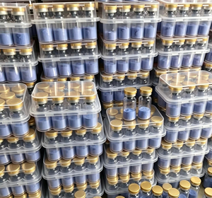 Proveedor Profesional de Polvo de Péptido GHK-Cu de Alta Pureza al 99%, 50 mg 100 mg, Materia Prima Cosmética - Product Image 2
