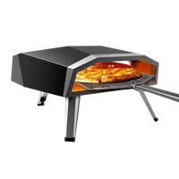 Modèle d'usine 2025 Four à pizza extérieur à gaz de 16 pouces Facile à nettoyer Pour les fours à pizza à gaz en four à pizza à gaz estampé monobloc