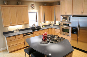 אפור נחמד מלאכותי קוורץ אבן אמבטיה כיורים מלאכותיים אבן לשטוף אגני - Product Image 2