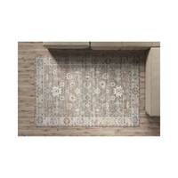 Fancy Home Decor Modern Abstract Machine Made Polyester Luxury Rug with Low Pile and Anti-slip Backing for Large Living Room