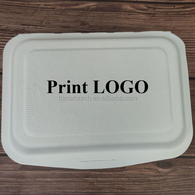 PFAS FREE OK-Compost 450ml Disposable Compostable Takeaway Lunch Box ...