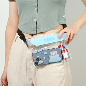 Waterproof Phone Waist Bag 1L With Cell Phone Pocket For Swimming Rafting Diving Outdoor Use Unisex Detachable Strap - Product Image 1