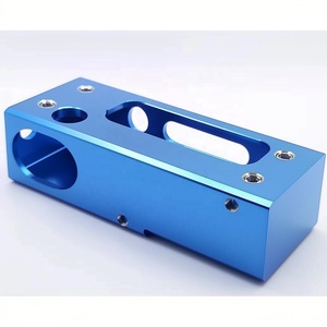 תיבת אלומיניום כחולה אנודייזה לעיבוד שבבי CNC מדויק בהתאמה אישית של TZR, מארז לפרויקט אלקטרוני - Product Image 4