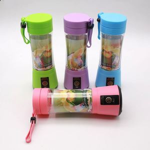 Mixeur personnel portable rechargeable USB en gros, mini-presse-agrumes en plastique pour smoothies, shakes, fruits et légumes - Product Image 4