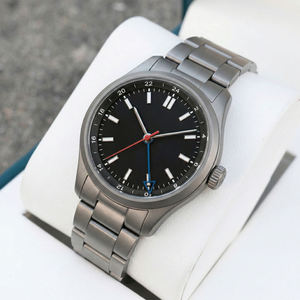 นาฬิกาข้อมือ Miyota Automatic 9075 GMT โลโก้สั่งทำพิเศษ เกรด 5 เกรด 2 T5 ไทเทเนียม นาฬิกาหรูสำหรับผู้ชาย ผู้ผลิต OEM - Product Image 1