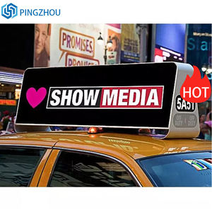 Écran LED de toit de <span class=keywords><strong>taxi</strong></span> double face imperméable P5p2.5 pour publicité automobile, écran LED de toit de voiture, contrôle Wifi 4G - Product Image 4