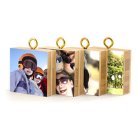 Aimant personnalisé avec certificat vierge photo Décoration intérieure Aimant de réfrigérateur en acrylique Cadre photo avec aimant décoratif pour réfrigérateur