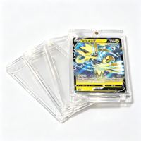 Prix d'usine – Protège-cartes magnétiques transparents One Touch en plastique 35PT, 55PT, 75PT, 100PT, 130PT, 180PT pour cartes de sport à collectionner