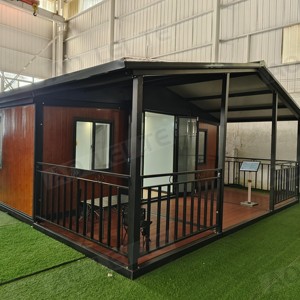 40FT a doppia ala impianto idraulico preinstallato preinstallato casa prefabbricata elettrica espandibile per <span class=keywords><strong>hotel</strong></span> mobili - Product Image 2