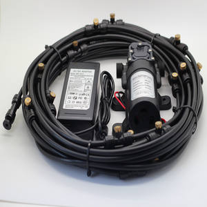 Kit de Sistema de Enfriamiento por Pulverización de Baja Presión 1-8L/min, Nebulización Fina, Control Manual para Trampolín, Riego de Jardín - Product Image 3