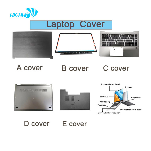 HK-HHT Notebook Laptop Lcd Back Bezel Palmrest Upper Top Bottom Housing Casing Panel Frame case Shell Cover