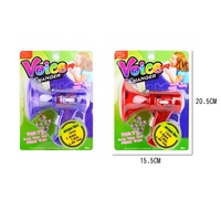 Vente en gros, cadeau de journée pour enfants, Robot Portable drôle, son, klaxon, haut-parleur, mégaphone, jouet en plastique, changeur de voix