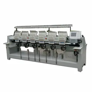 Computerized embroidery machine with 6 heads,multi head computer embroidery machine