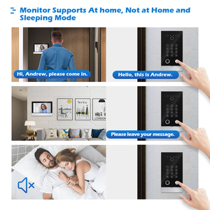 Video hệ thống intercom 7 inch video cửa hệ thống điện thoại có dây HD Camera Intercom cho biệt thự nhà văn phòng apartme - Product Image 3
