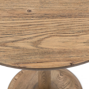 Table basse ronde multifonctionnelle en <span class=keywords><strong>bois</strong></span> massif, style bistro français <span class=keywords><strong>vintage</strong></span>, AY-2229A-6, fabrication artisanale, pour salon - Product Image 5