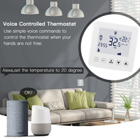 Termostato de aire acondicionado inteligente HY08AC-4, Unidad de bobina de ventilador de 3 velocidades, termostato de CA, válvula de encendido/apagado, control por aplicación Tuya, FCU